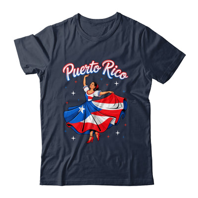 Puerto Rican Girl Women Boricua Flag Puerto Rico Flag Shirt & Tank Top | teecentury