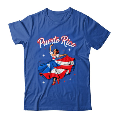 Puerto Rican Girl Women Boricua Flag Puerto Rico Flag Shirt & Tank Top | teecentury