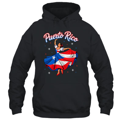 Puerto Rican Girl Women Boricua Flag Puerto Rico Flag Shirt & Tank Top | teecentury