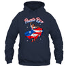 Puerto Rican Girl Women Boricua Flag Puerto Rico Flag Shirt & Tank Top | teecentury