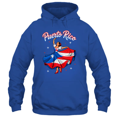 Puerto Rican Girl Women Boricua Flag Puerto Rico Flag Shirt & Tank Top | teecentury