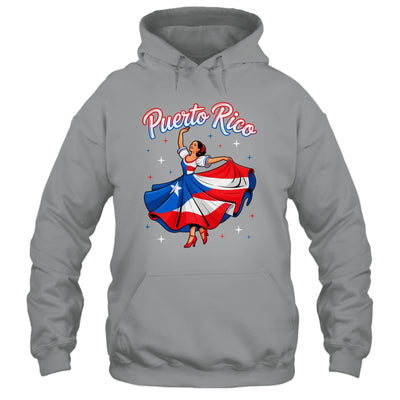 Puerto Rican Girl Women Boricua Flag Puerto Rico Flag Shirt & Tank Top | teecentury