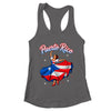 Puerto Rican Girl Women Boricua Flag Puerto Rico Flag Shirt & Tank Top | teecentury