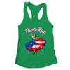Puerto Rican Girl Women Boricua Flag Puerto Rico Flag Shirt & Tank Top | teecentury