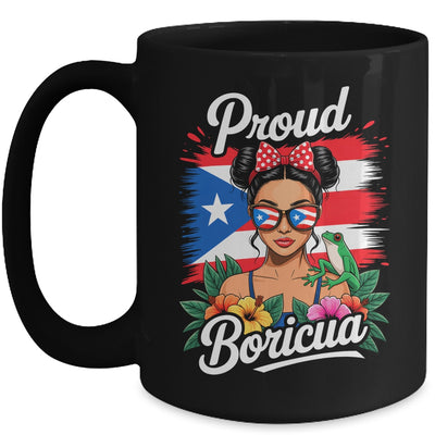 Puerto Rican Girls Boricua Puerto Rico Heritage Messy Bun Mug | teecentury