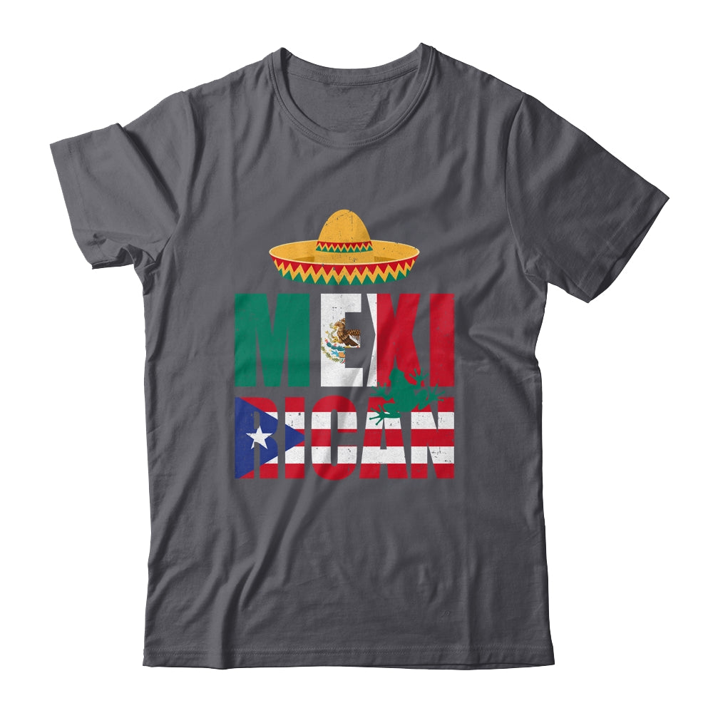 Puerto Rican Mexican Mexirican Half Puerto Rico Mexico Flag Shirt & Hoodie | teecentury