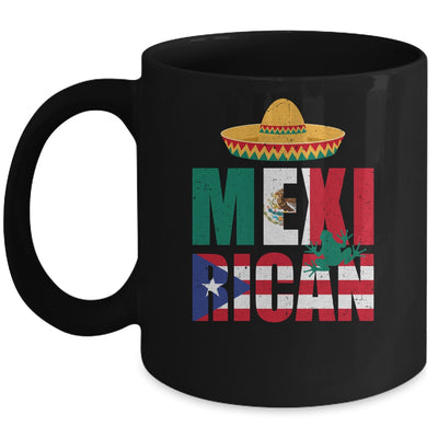 Puerto Rican Mexican Mexirican Half Puerto Rico Mexico Flag Mug | teecentury