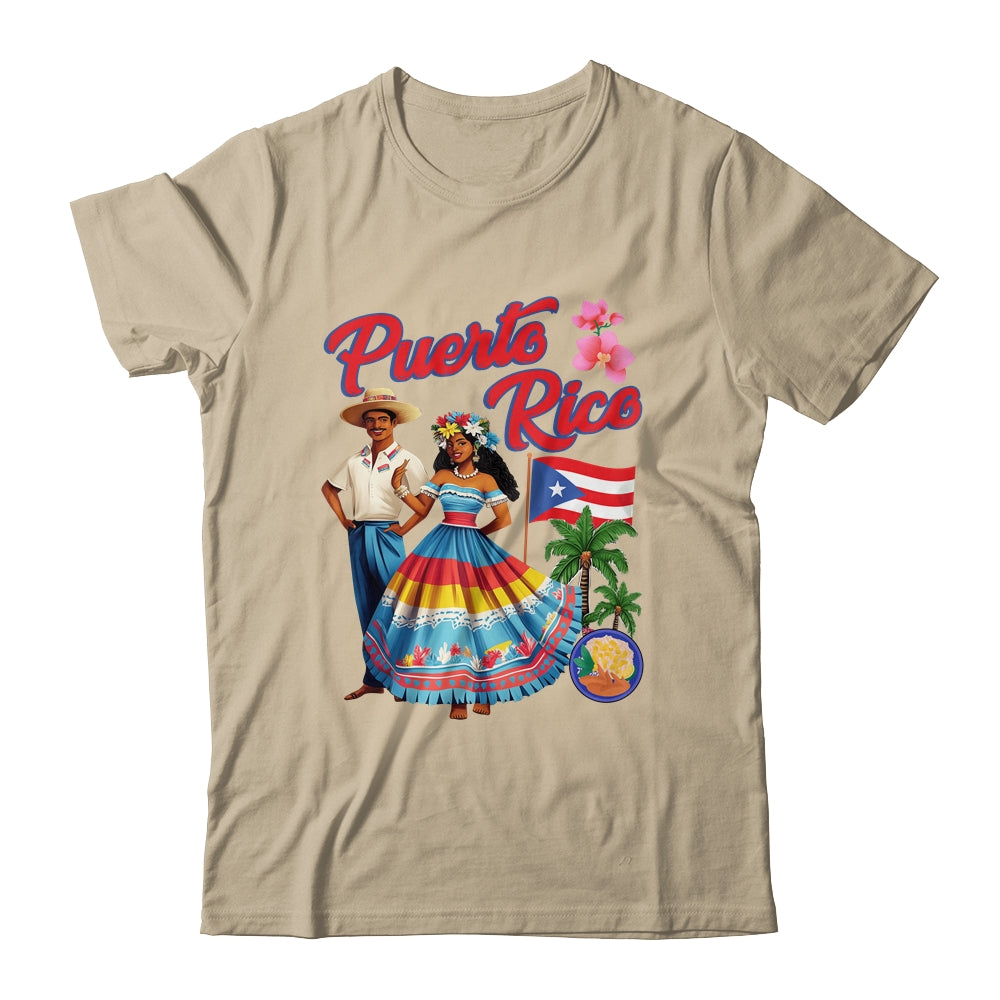 Puerto Rican Outfit Idea For Women Men Puerto Rico Flag Shirt & Tank Top | teecentury