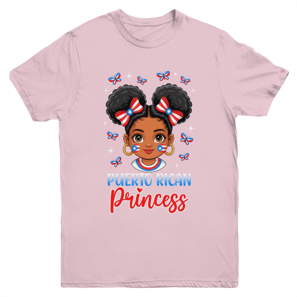 Puerto Rican Princess Puerto Rico Girl Hispanic Heritage Youth Shirt | teecentury