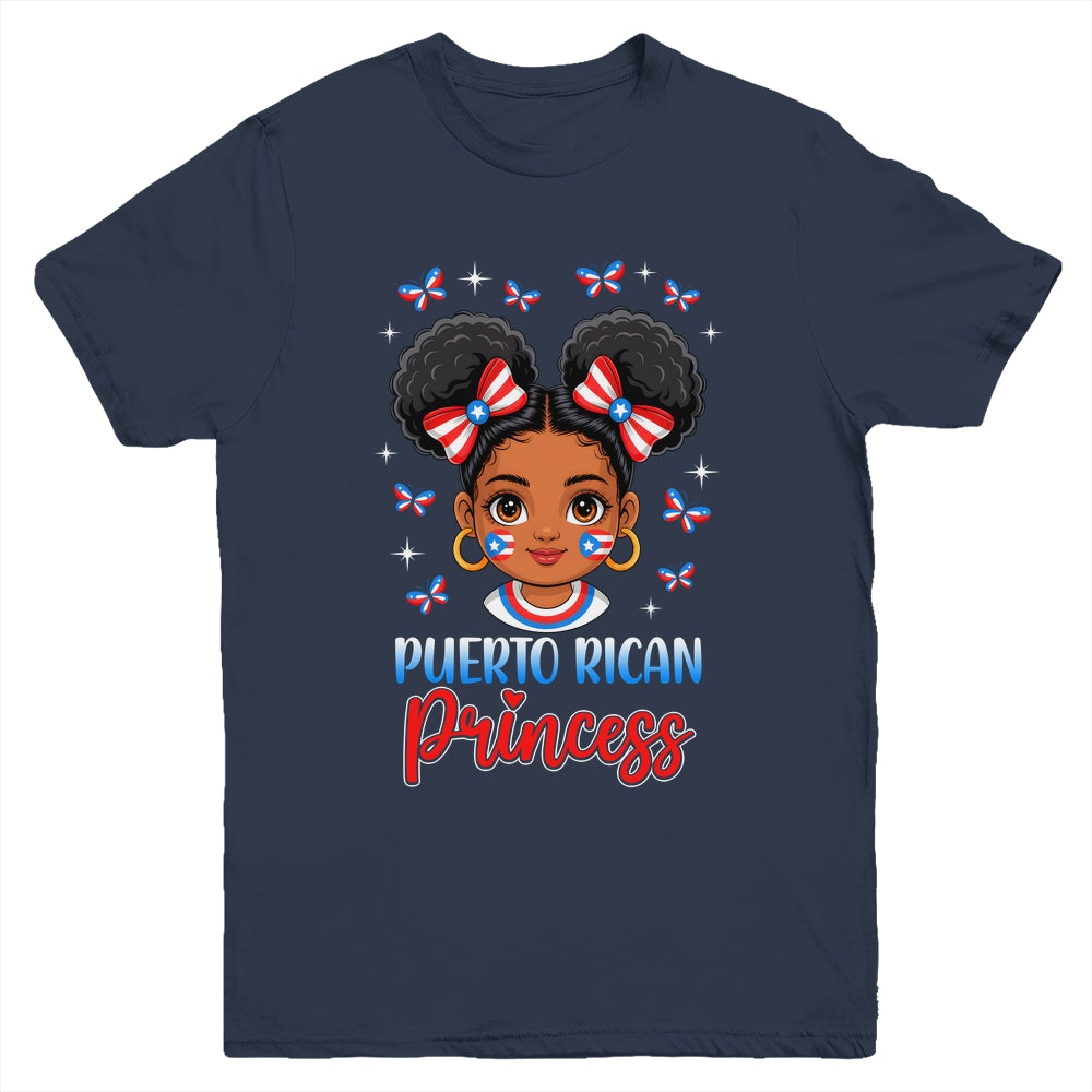 Puerto Rican Princess Puerto Rico Girl Hispanic Heritage Youth Shirt | teecentury