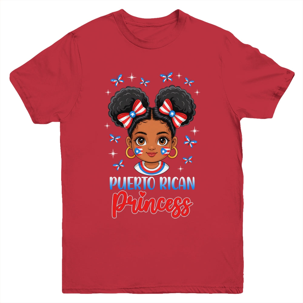 Puerto Rican Princess Puerto Rico Girl Hispanic Heritage Youth Shirt | teecentury