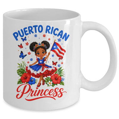 Puerto Rican Princess Puerto Rico Hispanic Heritage Kids Mug | teecentury