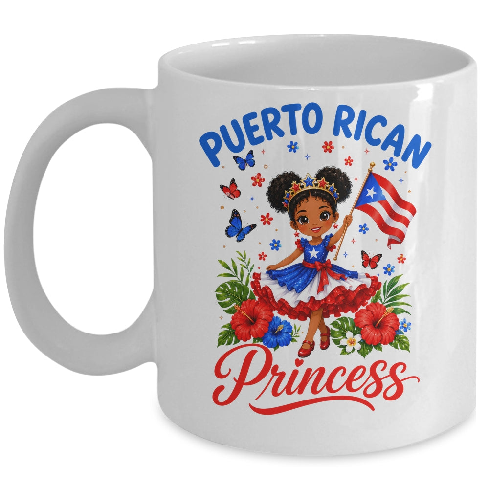 Puerto Rican Princess Puerto Rico Hispanic Heritage Kids Mug | teecentury