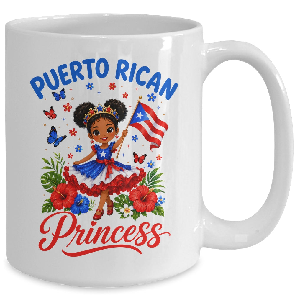 Puerto Rican Princess Puerto Rico Hispanic Heritage Kids Mug | teecentury