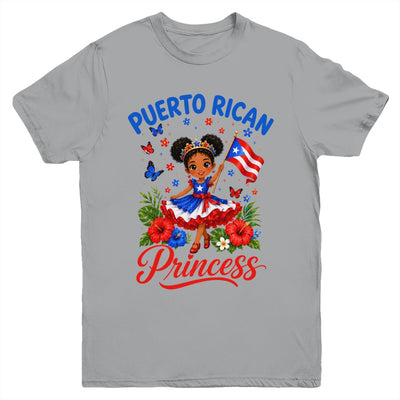 Puerto Rican Princess Puerto Rico Hispanic Heritage Kids Youth Shirt | teecentury