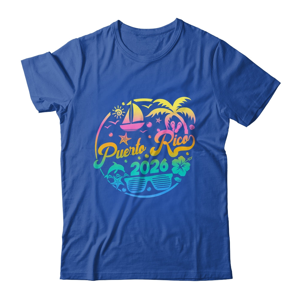 Puerto Rico 2026 Family Vacation Beach Matching Group Shirt & Tank Top | teecentury