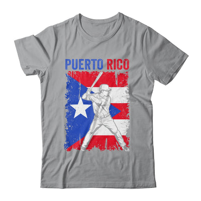 Puerto Rico Baseball Player Flag Famous Island Game Shirt & Hoodie | teecentury