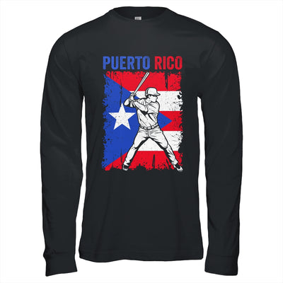 Puerto Rico Baseball Player Flag Famous Island Game Shirt & Hoodie | teecentury