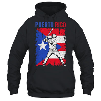 Puerto Rico Baseball Player Flag Famous Island Game Shirt & Hoodie | teecentury