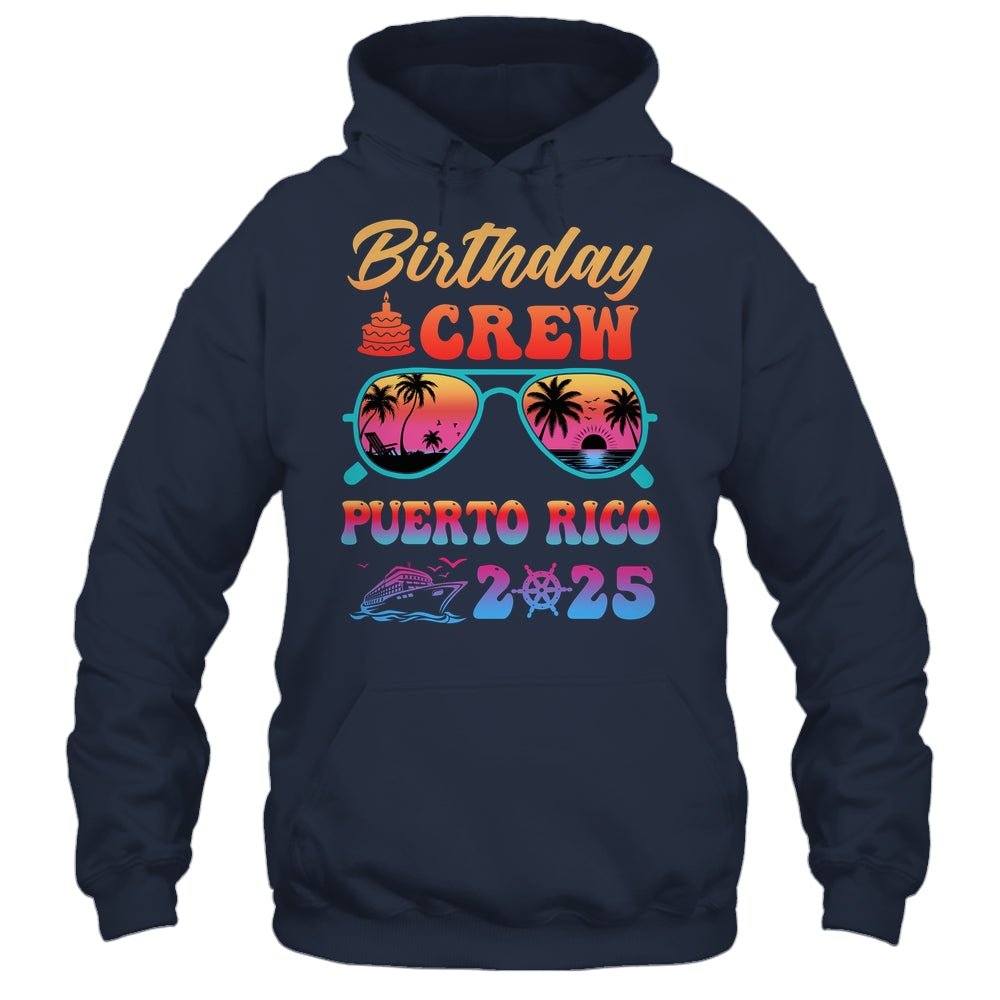 Puerto Rico Birthday Crew Vacation Cruise 2025 Summer Trip Group Shirt & Tank Top | teecentury
