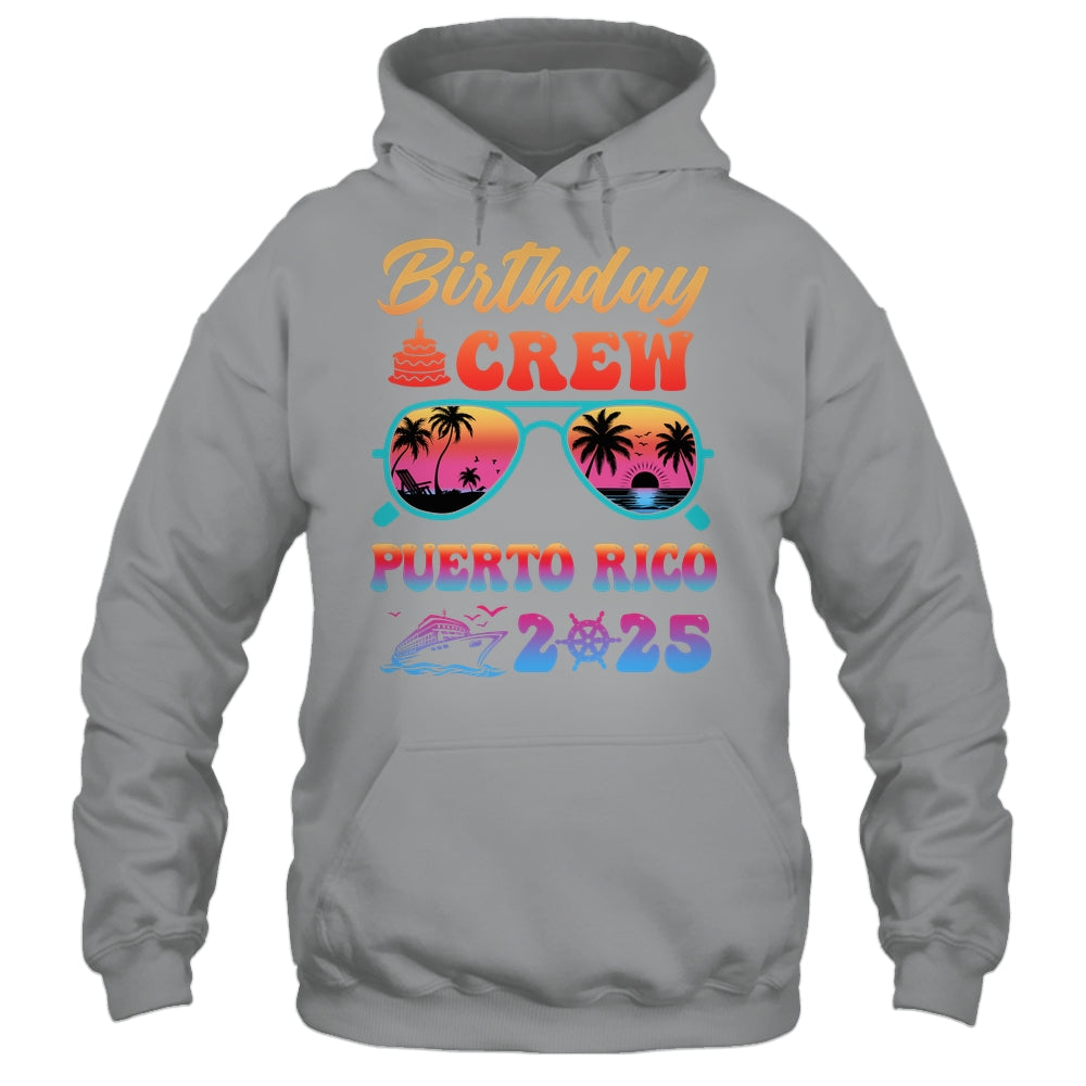 Puerto Rico Birthday Crew Vacation Cruise 2025 Summer Trip Group Shirt & Tank Top | teecentury
