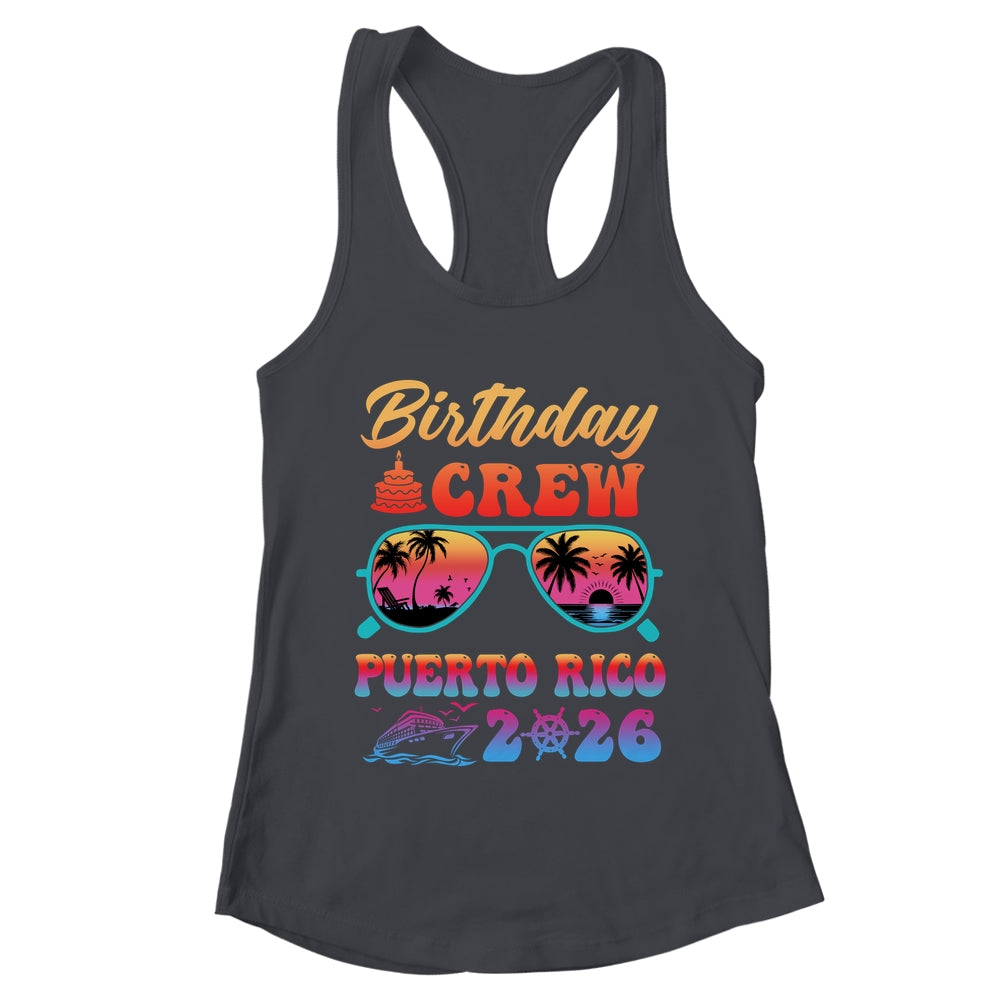 Puerto Rico Birthday Crew Vacation Cruise 2026 Summer Trip Group Shirt & Tank Top | teecentury