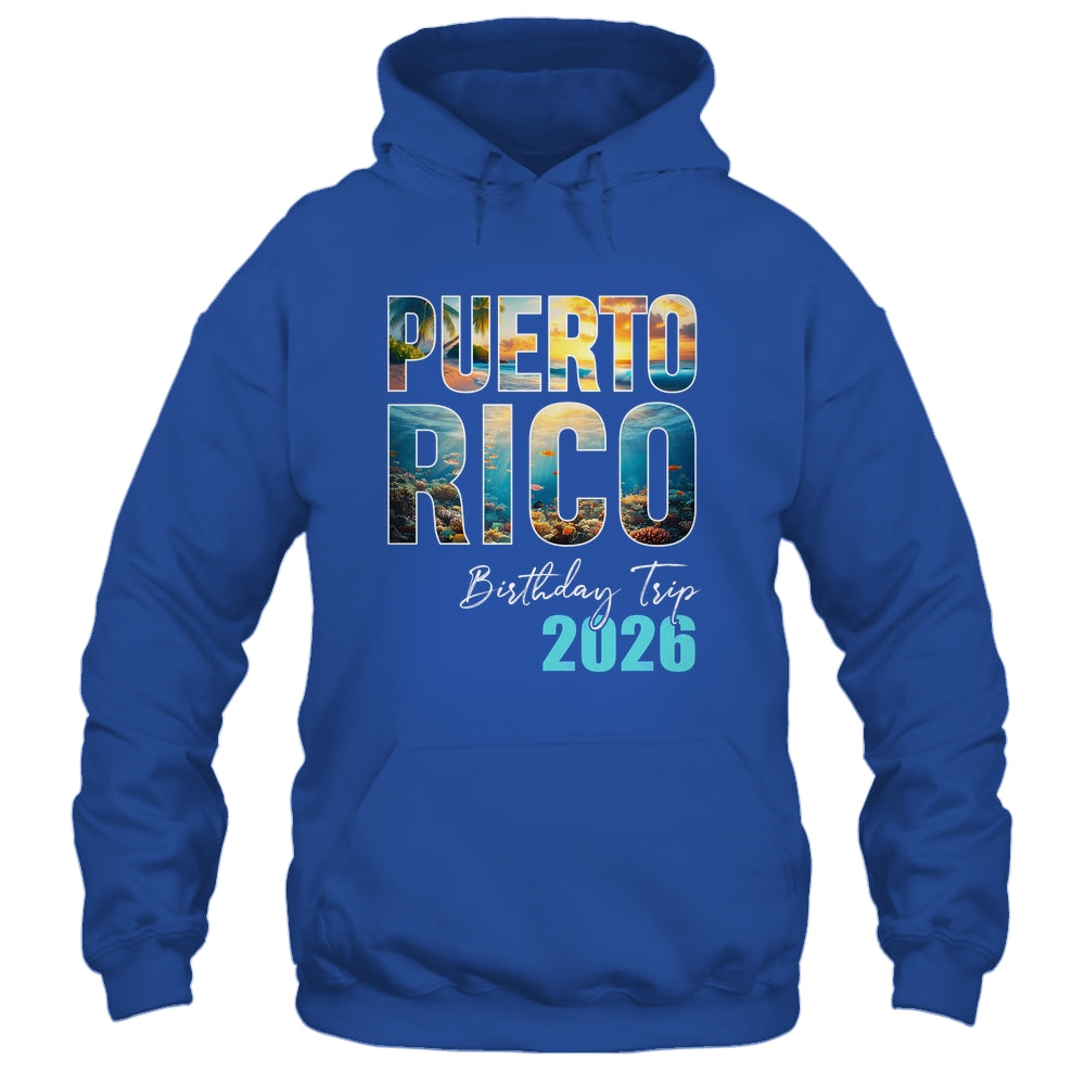 Puerto Rico Birthday Trip 2026 Vacation Party Crew Cruise Shirt & Tank Top | teecentury