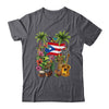 Puerto Rico Boricua Coqui Frog Taino Sun Puerto Rican Flag Shirt & Hoodie | teecentury