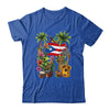 Puerto Rico Boricua Coqui Frog Taino Sun Puerto Rican Flag Shirt & Hoodie | teecentury