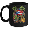 Puerto Rico Boricua Coqui Frog Taino Sun Puerto Rican Flag Mug | teecentury