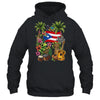 Puerto Rico Boricua Coqui Frog Taino Sun Puerto Rican Flag Shirt & Hoodie | teecentury