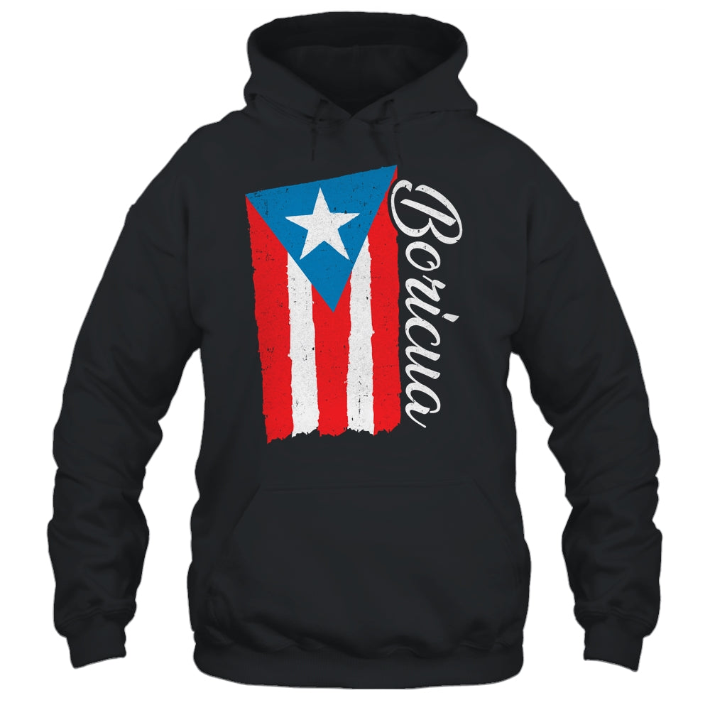 Puerto Rico Boricua Vintage Puerto Rican Flag Retro Shirt & Tank Top | teecentury
