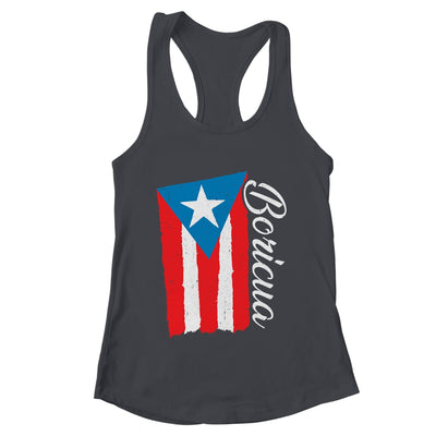 Puerto Rico Boricua Vintage Puerto Rican Flag Retro Shirt & Tank Top | teecentury