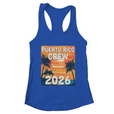 Puerto Rico Crew 2026 Vacation Matching Group Travelers Trip Shirt & Tank Top | teecentury