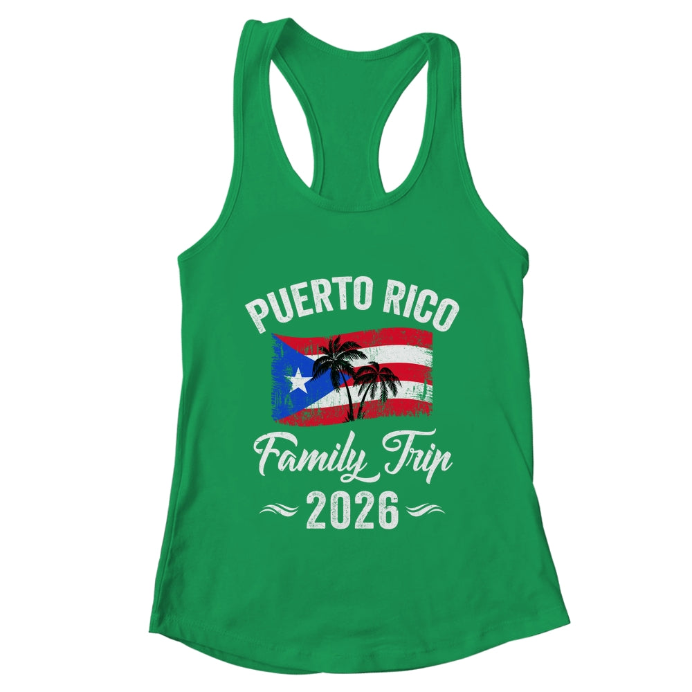 Puerto Rico Family Trip 2026 Vacation Fun Matching Group Shirt & Tank Top | teecentury