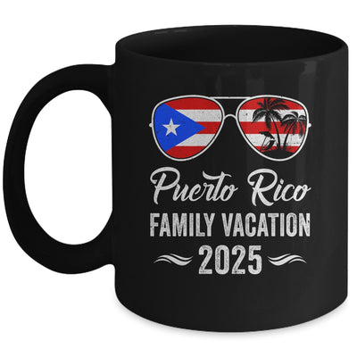 Puerto Rico Family Vacation 2025 Beach Summer Trip Glasses Mug | teecentury
