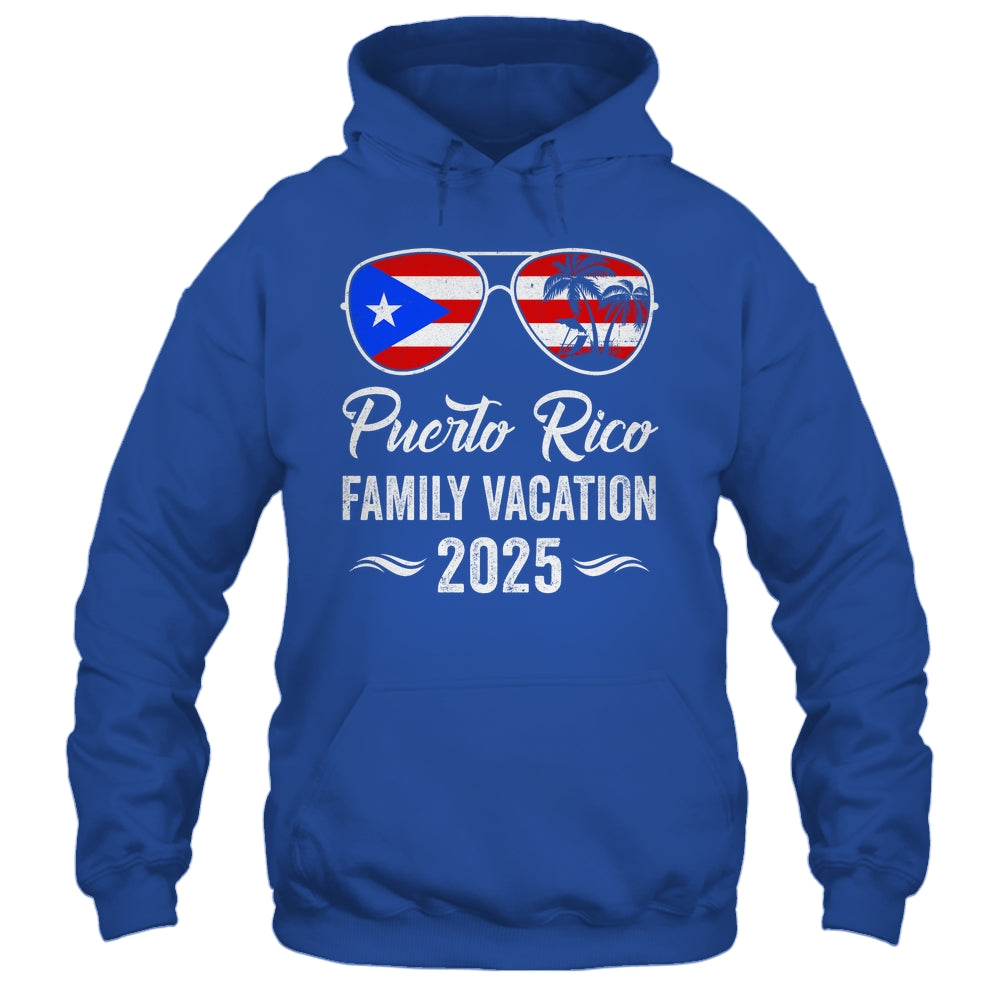 Puerto Rico Family Vacation 2025 Beach Summer Trip Glasses Shirt & Tank Top | teecentury