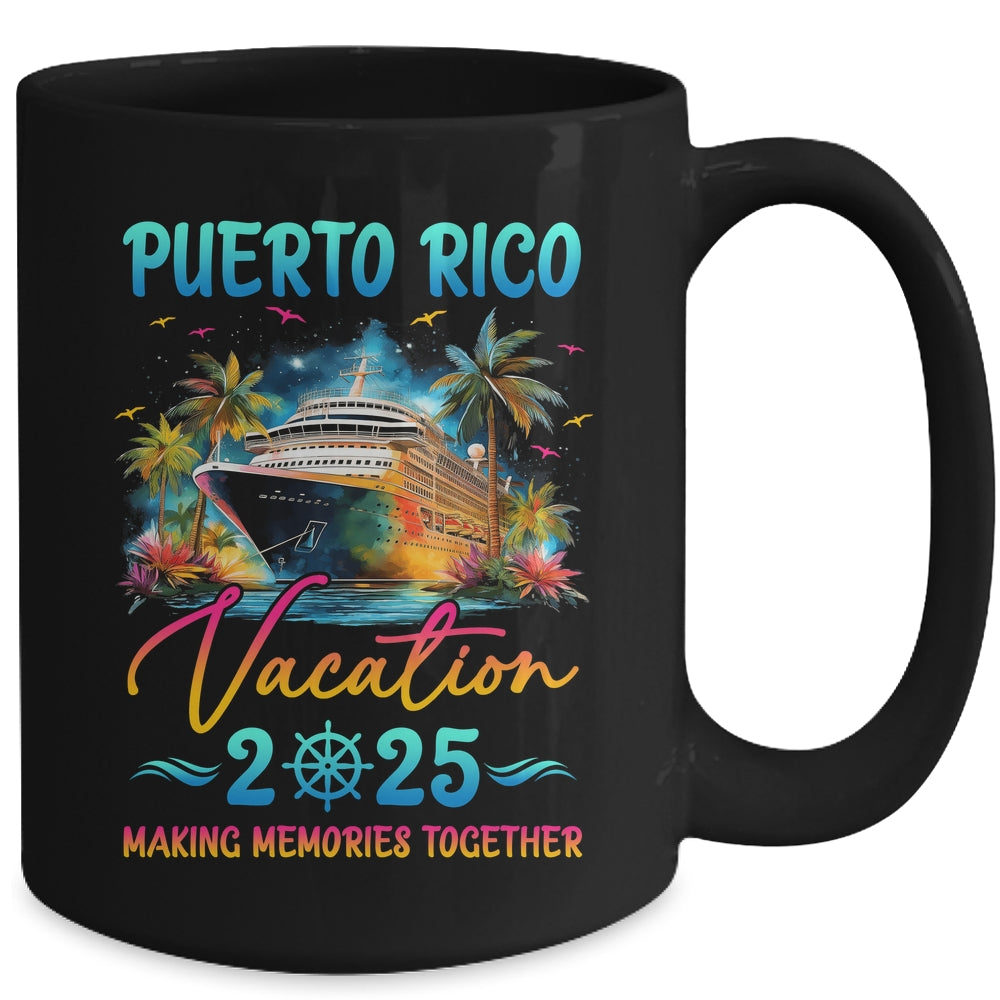Puerto Rico Family Vacation 2025 Matching Group Summer Mug | teecentury
