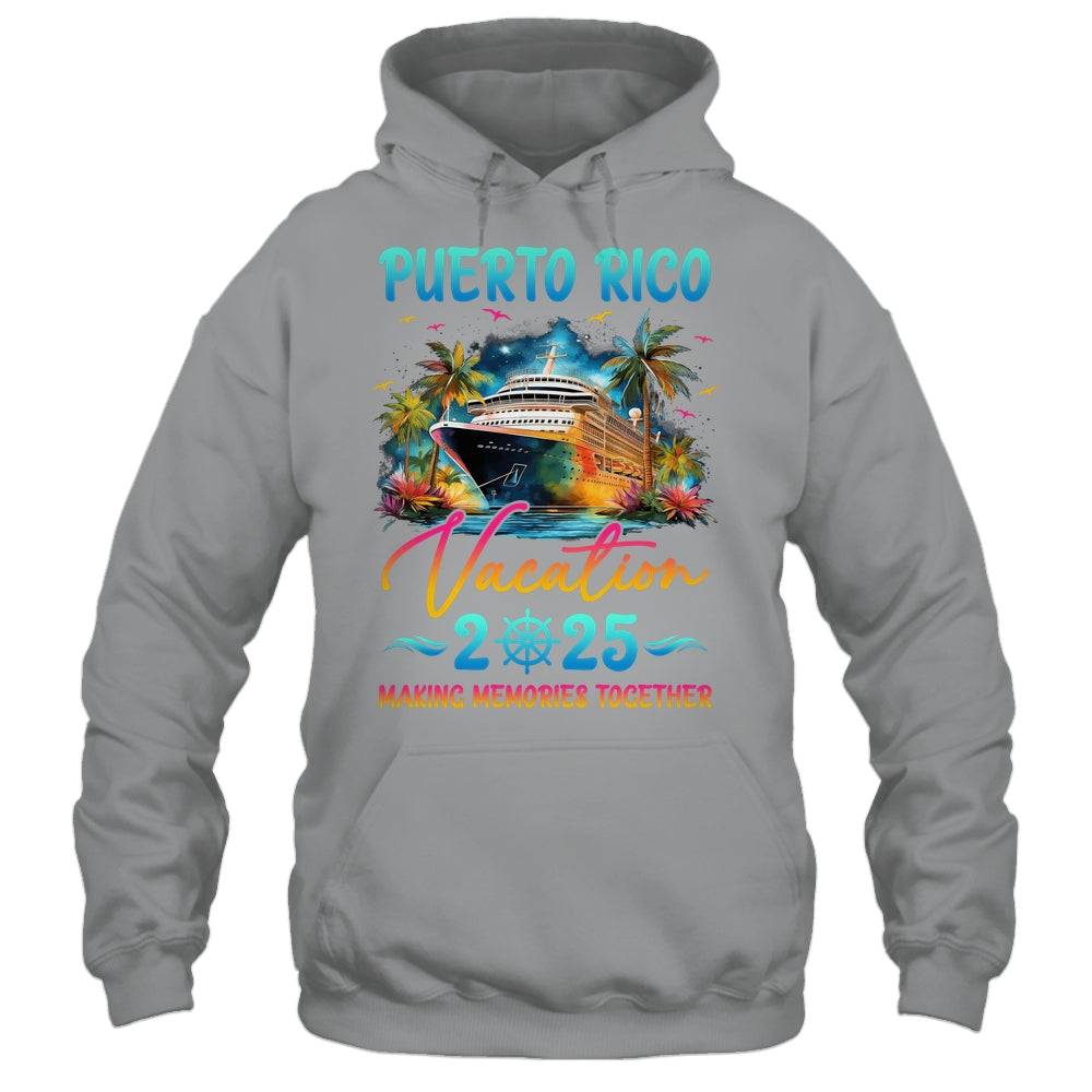Puerto Rico Family Vacation 2025 Matching Group Summer Shirt & Tank Top | teecentury