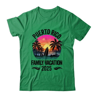 Puerto Rico Family Vacation 2025 Matching Outfits Beach Summer Shirt & Hoodie | teecentury