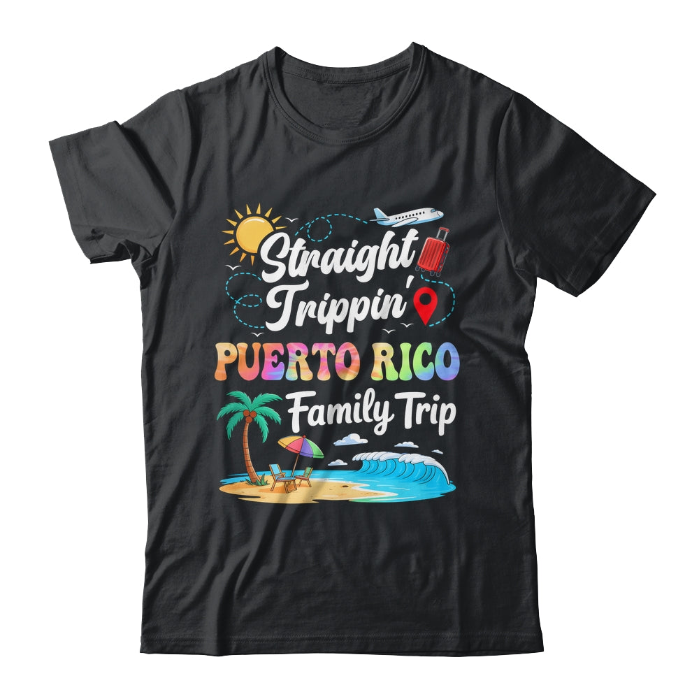 Puerto Rico Family Vacation 2025 Straight Trippin Trip Shirt & Tank Top | teecentury