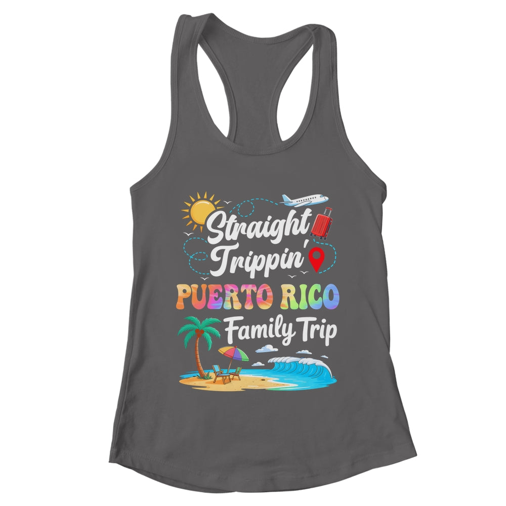 Puerto Rico Family Vacation 2025 Straight Trippin Trip Shirt & Tank Top | teecentury