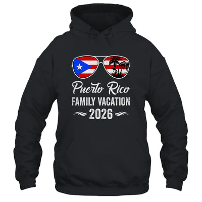 Puerto Rico Family Vacation 2026 Beach Summer Trip Glasses Shirt & Tank Top | teecentury