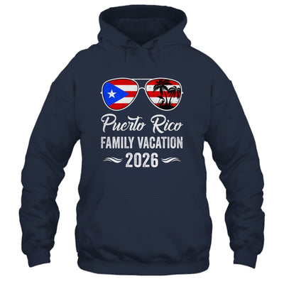 Puerto Rico Family Vacation 2026 Beach Summer Trip Glasses Shirt & Tank Top | teecentury