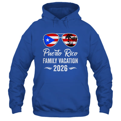Puerto Rico Family Vacation 2026 Beach Summer Trip Glasses Shirt & Tank Top | teecentury
