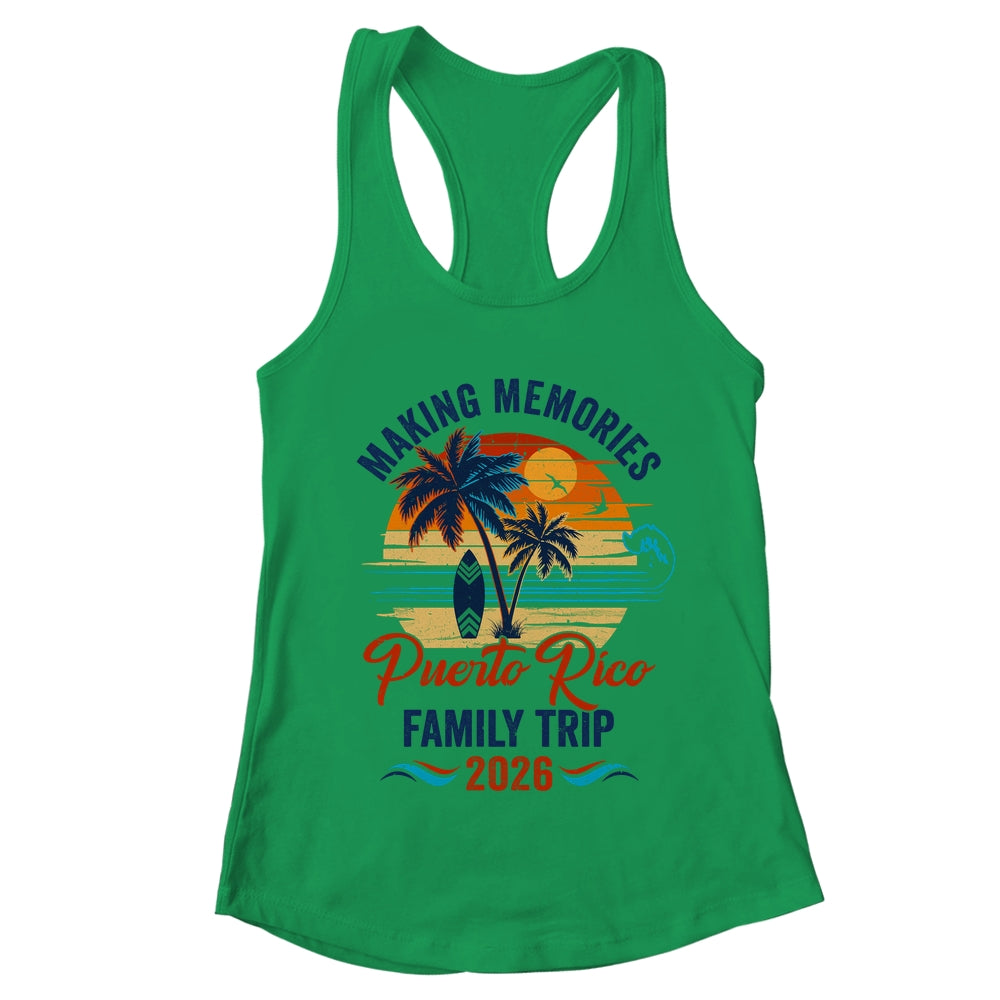 Puerto Rico Family Vacation 2026 Making Memories Trip Shirt & Tank Top | teecentury