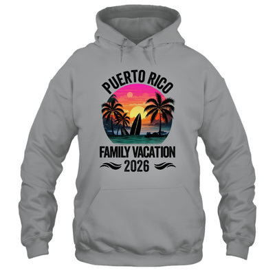 Puerto Rico Family Vacation 2026 Matching Outfits Beach Summer Shirt & Tank Top | teecentury