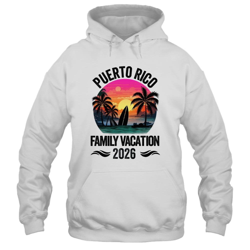 Puerto Rico Family Vacation 2026 Matching Outfits Beach Summer Shirt & Tank Top | teecentury