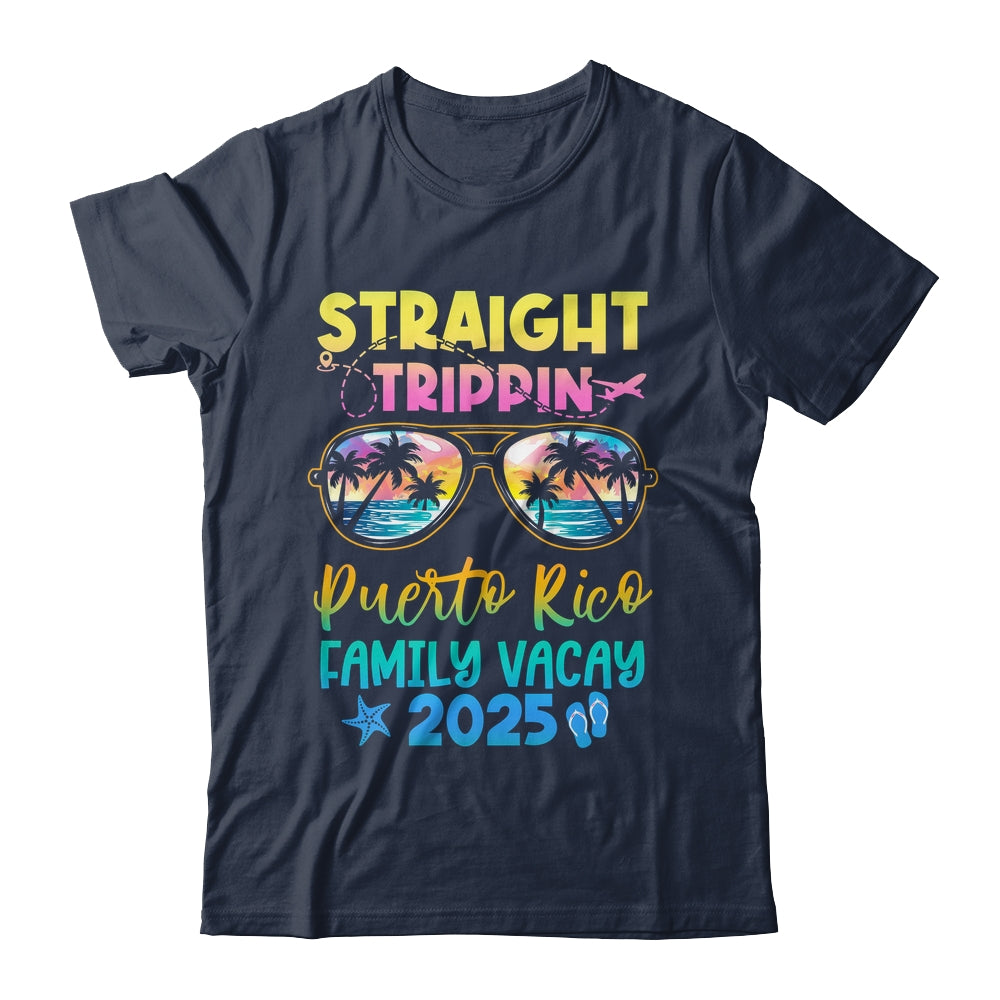 Puerto Rico Family Vacay Vacation 2025 Straight Trippin Shirt & Tank Top | teecentury