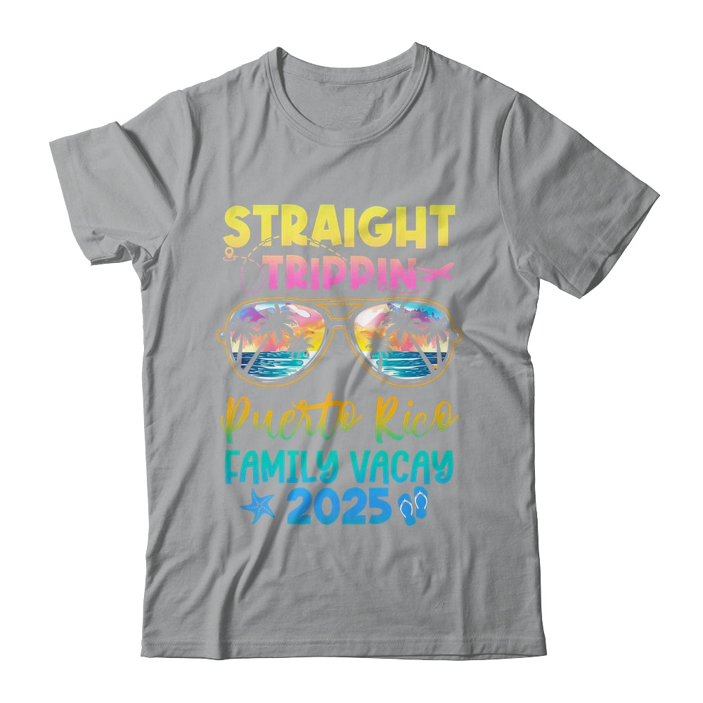 Puerto Rico Family Vacay Vacation 2025 Straight Trippin Shirt & Tank Top | teecentury